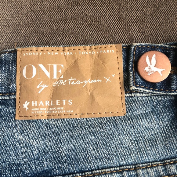 One Teaspoon Harlet High Rise Denim Short, 25 - Picture 8 of 8